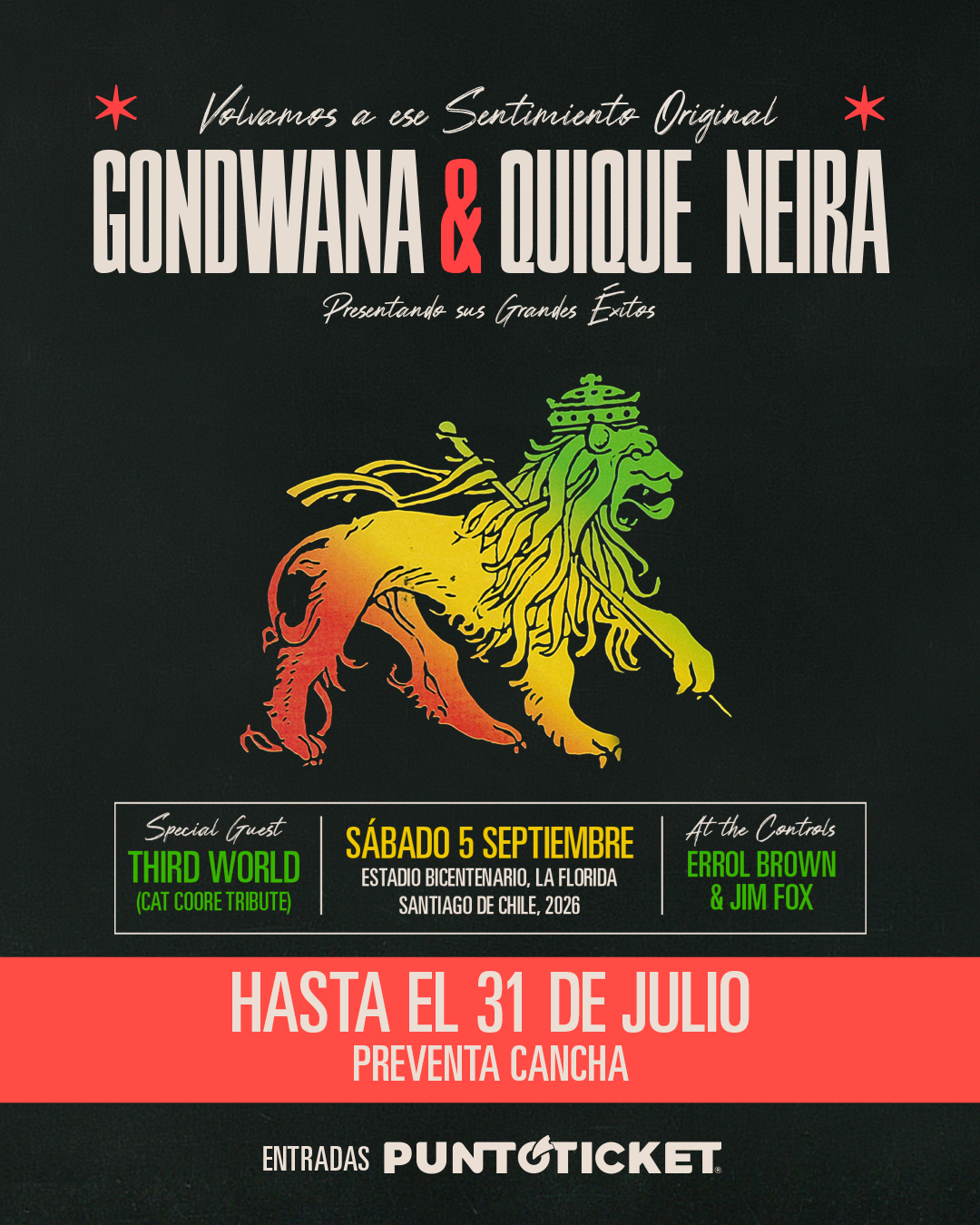 La reunión de Gondwana agota ubicaciones
